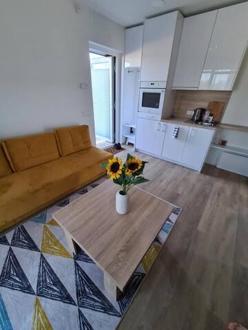 Фото номера Апартаменты с террасой Апартаменты Vaivorykštės 7D apartamentai (su baseinu) г. Паланга 16