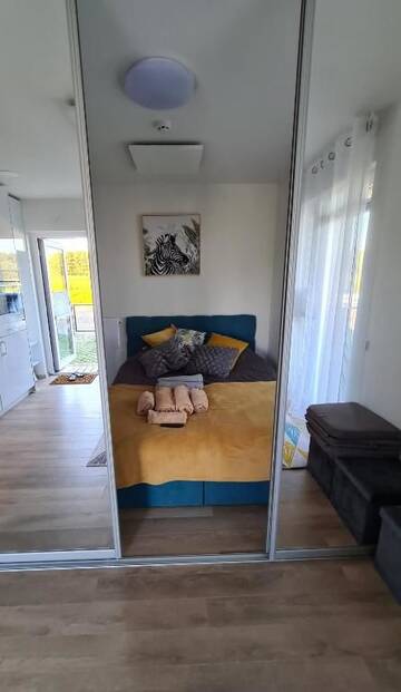 Фото номера Апартаменты с террасой Апартаменты Vaivorykštės 7D apartamentai (su baseinu) г. Паланга 19