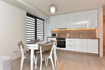 Фото номера Апартаменты с 1 спальней Апартаменты Cuprum Apartaments г. Паланга 8