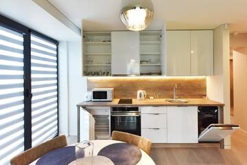 Фото номера Апартаменты с 1 спальней Апартаменты Cuprum Apartaments г. Паланга 12