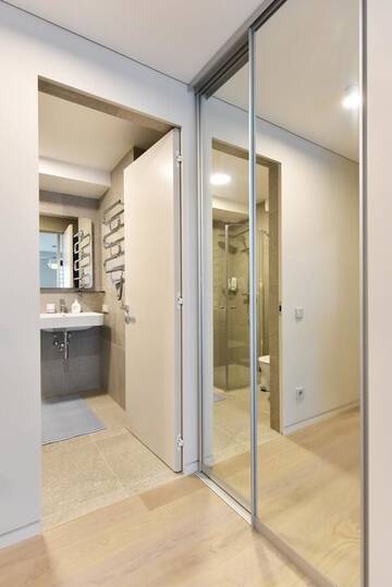 Фото номера Апартаменты с 1 спальней Апартаменты Cuprum Apartaments г. Паланга 22