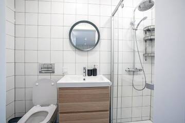 Фото номера Двухместный номер с 1 кроватью Апартаменты JūraSpot г. Паланга 4