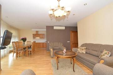 Фото номера Апартаменты с 1 спальней и балконом Апартаменты Arunes Apartments г. Паланга 3