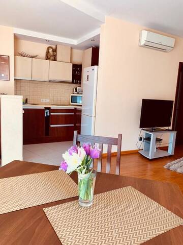 Фото номера Апартаменты с 2 спальнями и балконом Апартаменты Arunes Apartments г. Паланга 3
