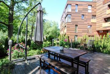 Фото номера Апартаменты с 2 спальнями и террасой Апартаменты Arunes Apartments г. Паланга 28