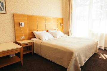Фото номера Двухместный номер с 1 кроватью и балконом Отель Hotel Vila Diemedis г. Паланга 5